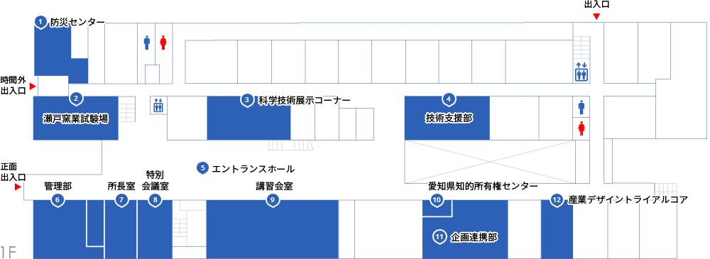 あいち産業科学技術総合センター1階